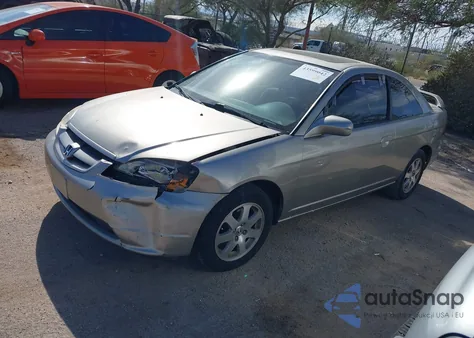 2003 Honda Civic Ex z USA, uszkodzony, nr VIN 1HGEM22963L038449